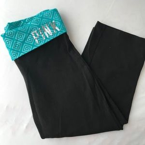 Pink Yoga Cropped Leggings